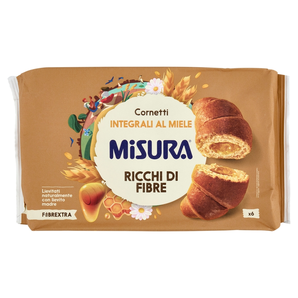 Misura Fibrextra Cornetti al Miele 308g