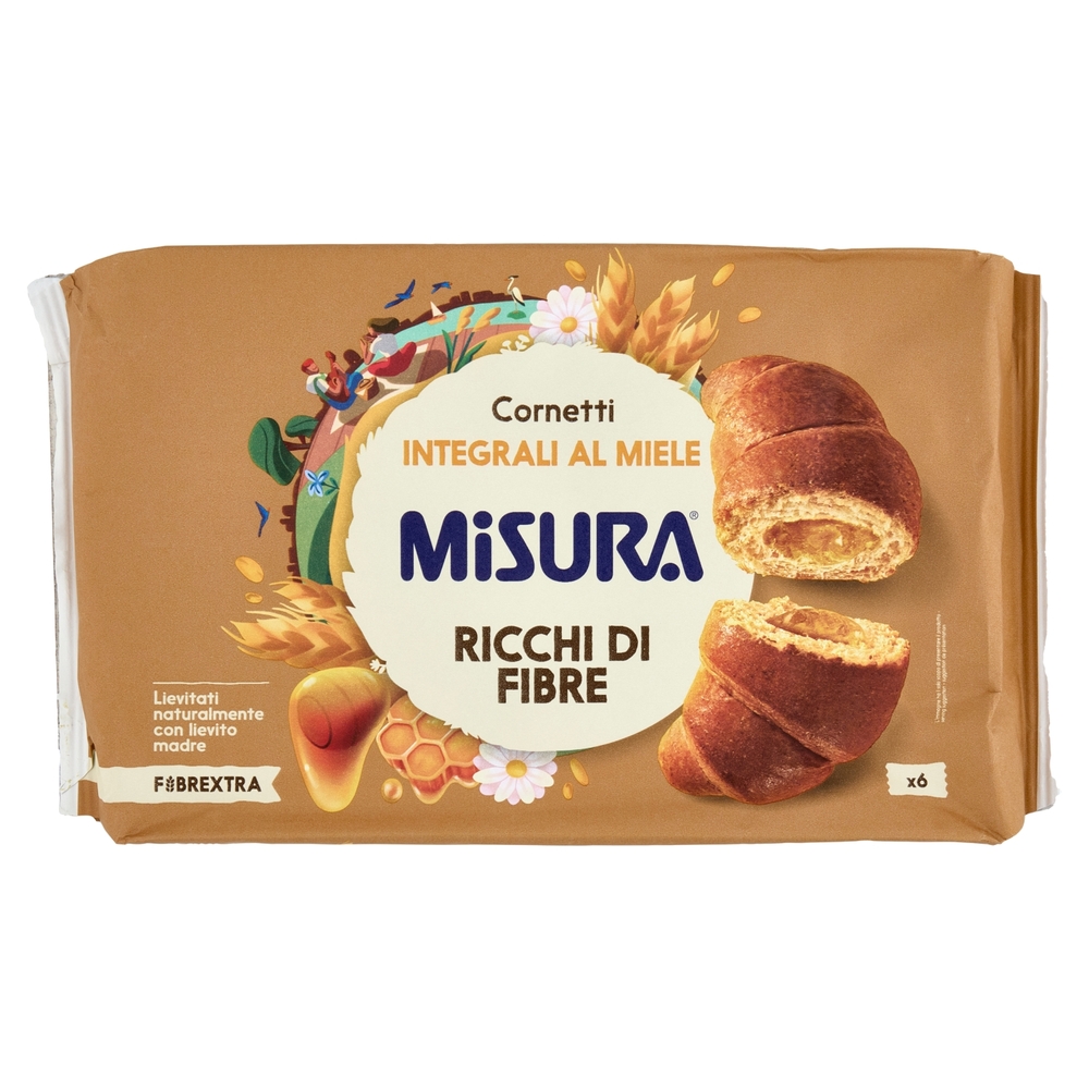 Misura Fibrextra Cornetti al Miele 308g