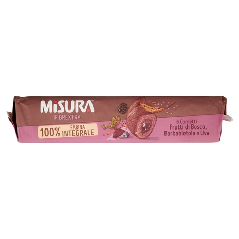 Misura Fibrextra Cornetti Frutti di Bosco Barbabietola e Uva 308g