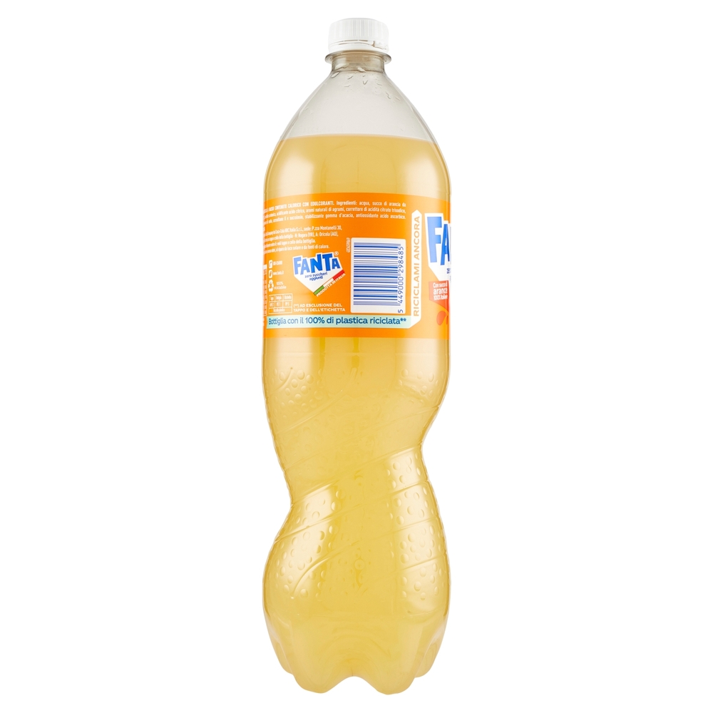 FANTA Senza Zuccheri Aggiunti, Bibita Gassata PET 1,5 L