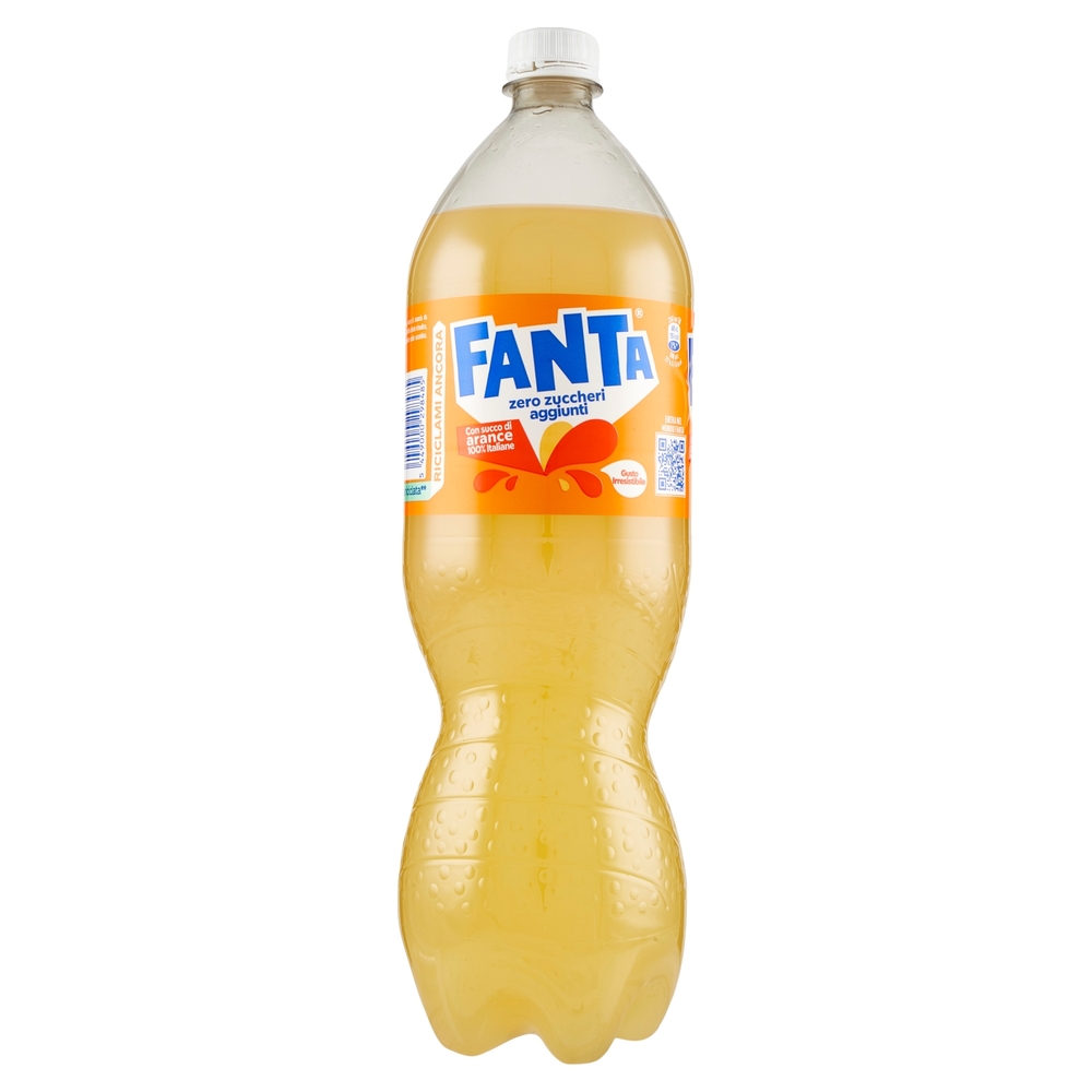FANTA Senza Zuccheri Aggiunti, Bibita Gassata PET 1,5 L