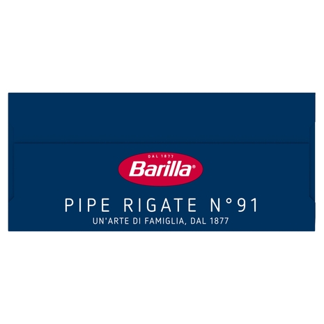 Barilla Pasta Pipe Rigate n.91 100% Grano Italiano 500g