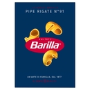 Barilla Pasta Pipe Rigate n.91 100% Grano Italiano 500g