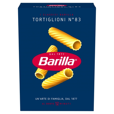 Barilla Pasta Tortiglioni n.83 100% Grano Italiano 500g