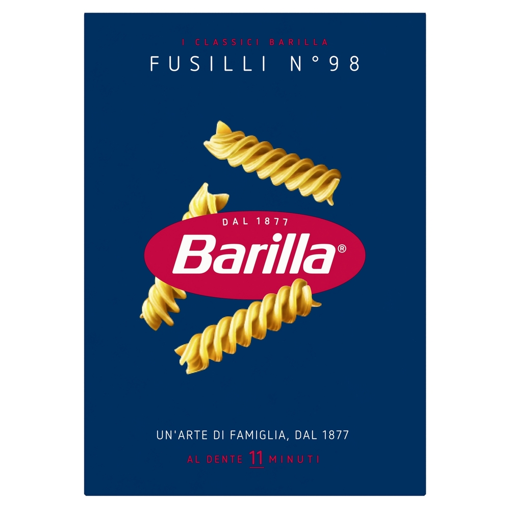 Barilla Pasta Fusilli n.98 100% Grano Italiano 500g