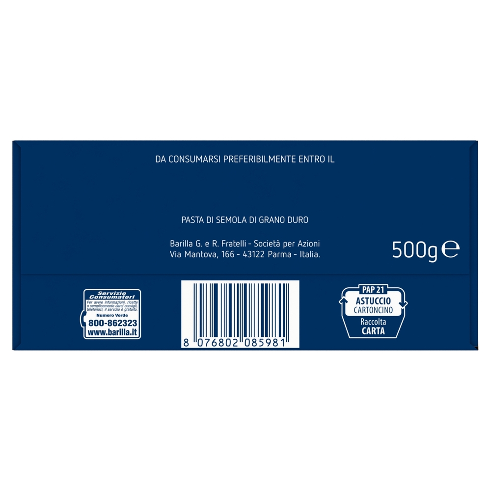 Barilla Pasta Fusilli n.98 100% Grano Italiano 500g