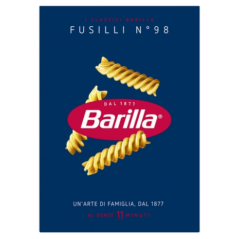 Barilla Pasta Fusilli n.98 100% Grano Italiano 500g