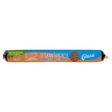 Colussi il GranTurchese Integrale con Gocce di Cioccolato 340 g