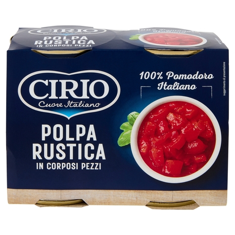Cirio la Polpa Rustica 2 x 400 g