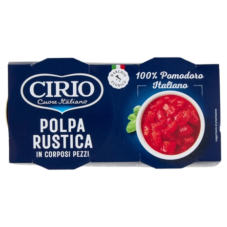Cirio la Polpa Rustica 2 x 400 g