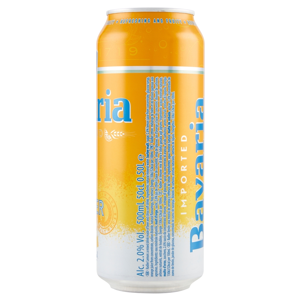 Bavaria Radler Lemon 2.0% 500 mL
