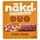 nakd. raw fruit & nut bars Peanut Delight 4 x 35 g