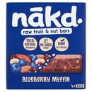 nakd. raw fruit & nut bars Blueberry Muffin 4 x 35 g