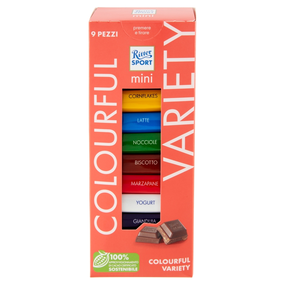 Ritter Sport mini Colourful Variety 9 x 16,67 g