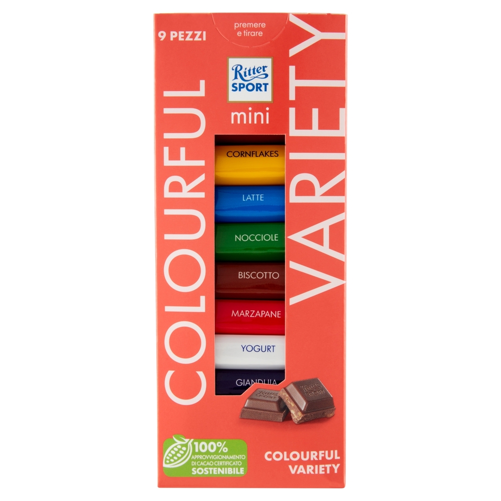 Ritter Sport mini Colourful Variety 9 x 16,67 g