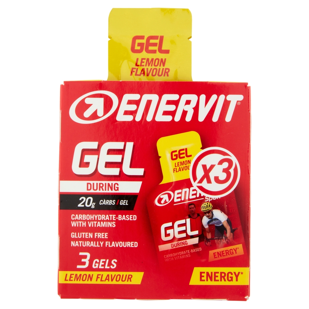 Enervit Gel Lemon Flavour 3 x 25 ml