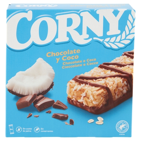 Corny Cioccolato e Cocco 6 x 25 g