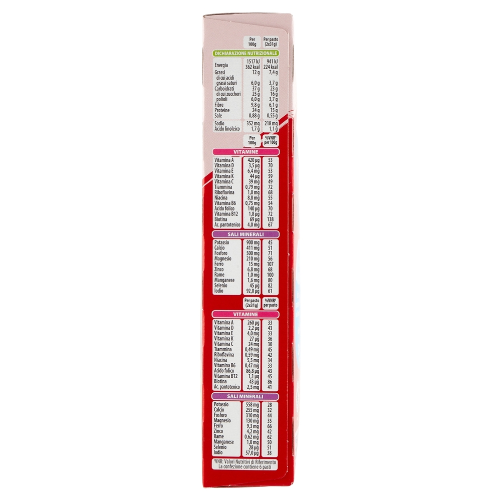 Pesoforma Fondente Intenso, sostitutivo del pasto ricco di fibre, 224 kcal per pasto, 12 x 31 g
