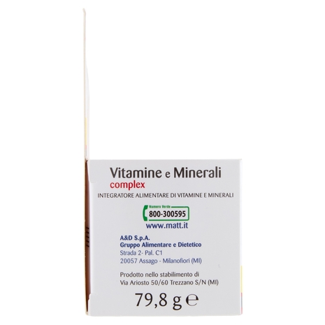 Matt Divisione Pharma Vitamine e Minerali complex 60 compresse 79,8 g