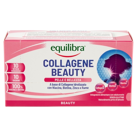 equilibra Collagene Beauty Pelle e Bellezza 10 Stick Monodose 100 ml