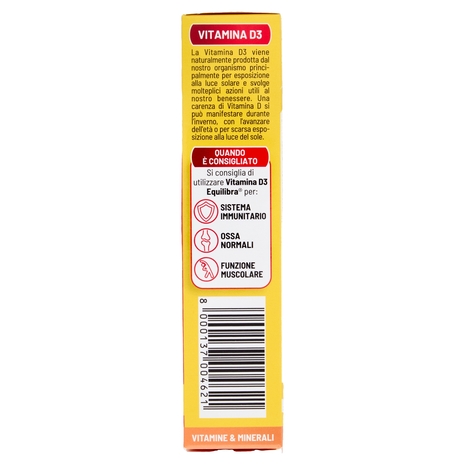 equilibra Vitamina D3 2000 U.I. Sistema Immunitario Compresse 30 x 81 mg