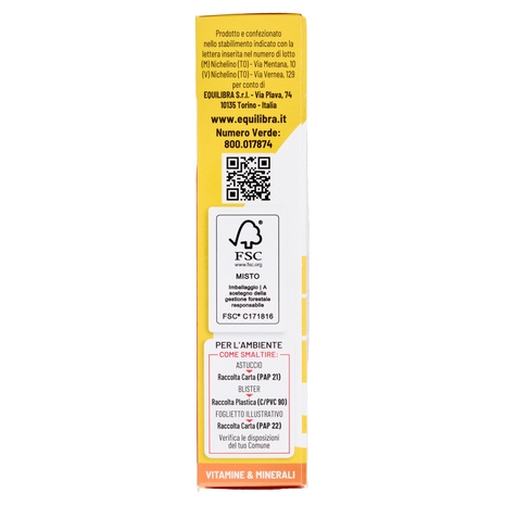 equilibra Vitamina D3 2000 U.I. Sistema Immunitario Compresse 30 x 81 mg
