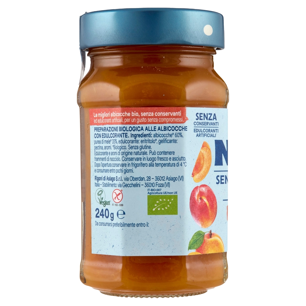 Rigoni di Asiago Natù Senza Zuccheri Aggiunti° Albicocche bio 240 g