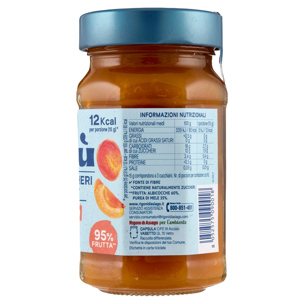 Rigoni di Asiago Natù Senza Zuccheri Aggiunti° Albicocche bio 240 g