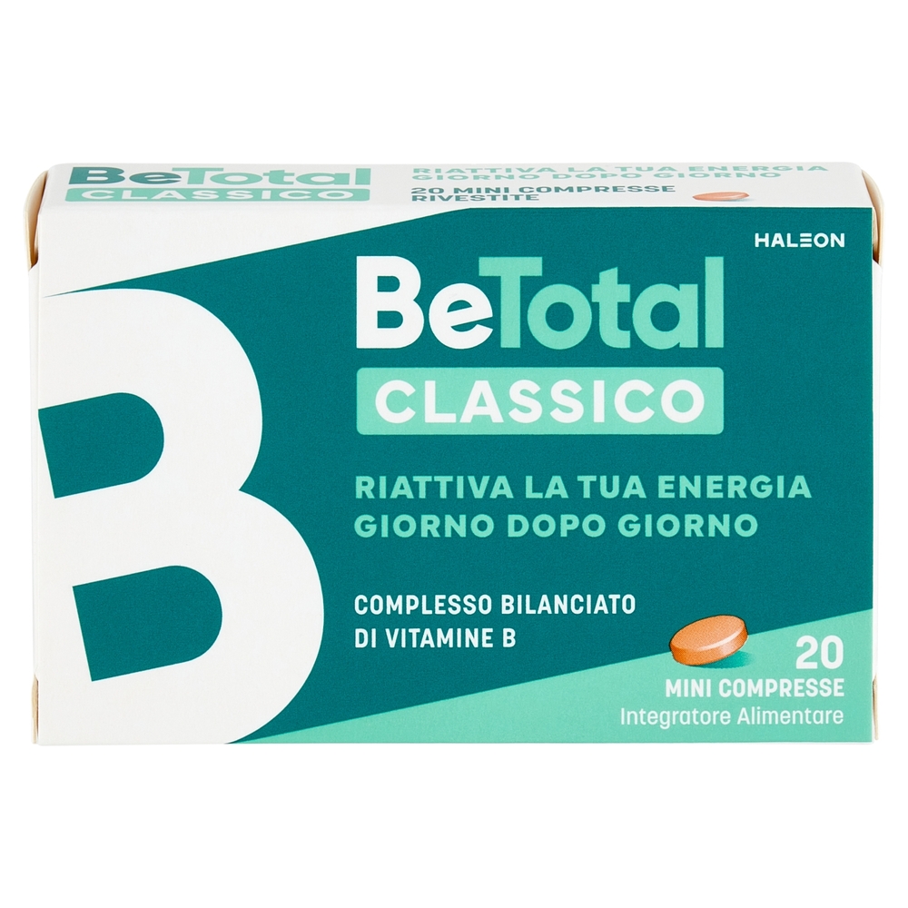 BeTotal Vitamina B, B6  Integratore per Riattivare l' Energia e Ridurre la Stanchezza 20 cpr 7,2 g