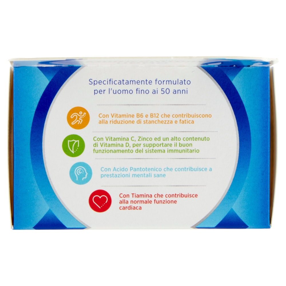 Multicentrum uomo integratore alimentare multivitaminico concentrato vitamina D 30 compresse 39 g