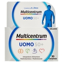 Multicentrum uomo 50+ integratore multivitaminico alimentare con sali minerali 30 compresse 40 g