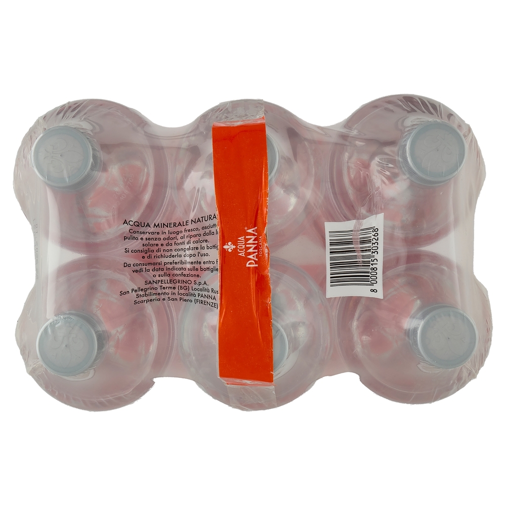 ACQUA PANNA, Acqua Minerale Naturale Oligominerale 30% RPET, 6x1,5L