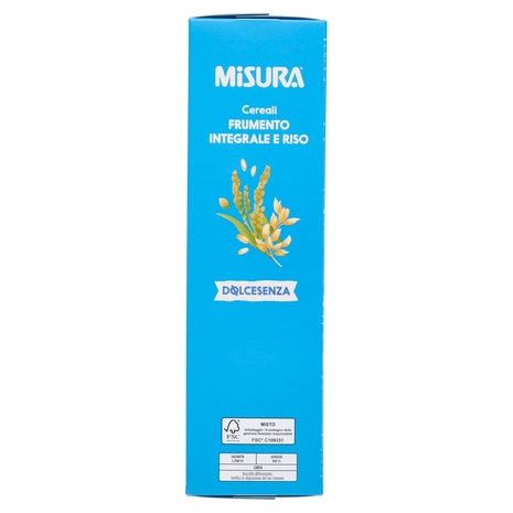 Misura Dolcesenza Frumento 100% Integrale, Avena e Riso 350 g