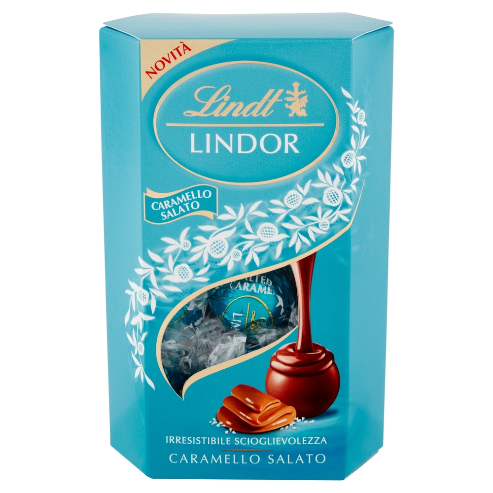 Lindt Lindor Cioccolatini Cioccolato al latte Caramello 200 g