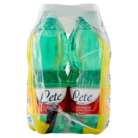 Lete Acqua Minerale Effervescente Naturale 6 x 50 cl
