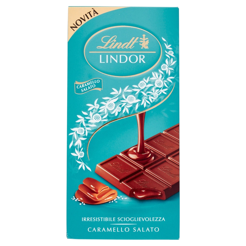 Lindt Lindor Tavoletta Cioccolato al latte Caramello 100 g