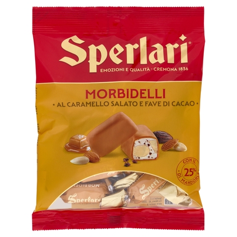 Sperlari Morbidelli Teneri ricoperti con Caramel Dorè Salato 117 g