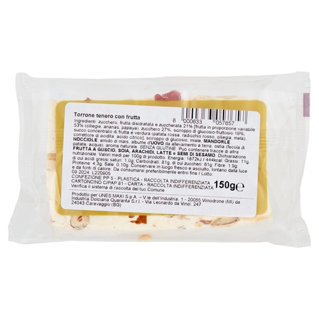 Torrone Tenero Frutta Il Viaggiator Goloso