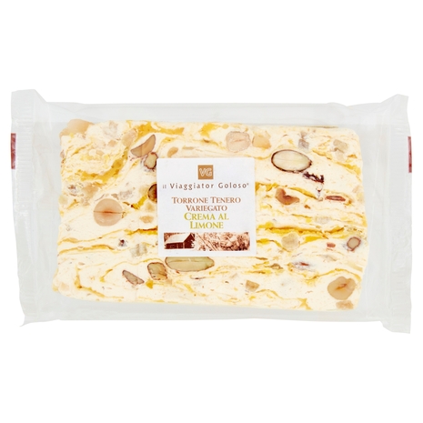 Torrone Tenero Variegato Crema al Limone Il Viaggiator Goloso