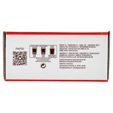 Kimbo Espresso Napoli Capsule Compatibili con le Macchine Nespresso* 2 x 220 g