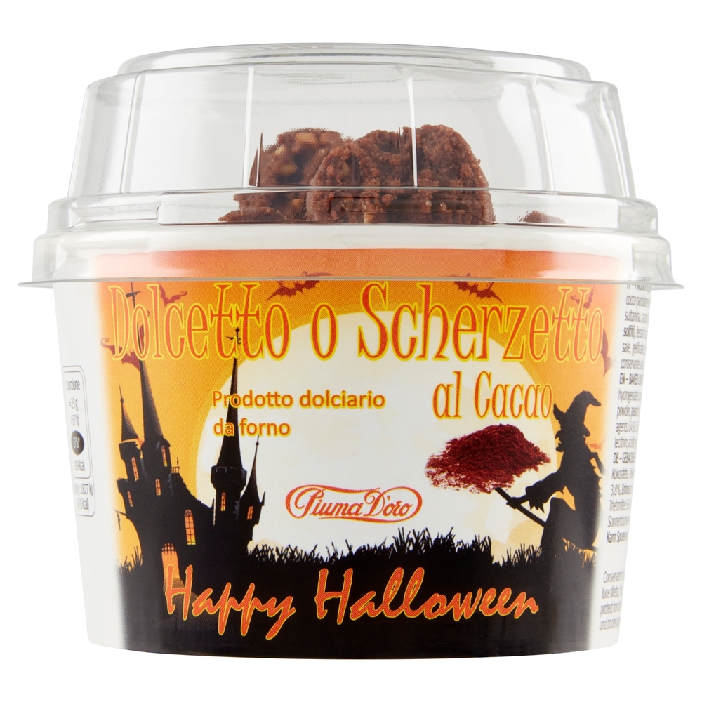 Piuma D'oro Happy Halloween Dolcetto o Scherzetto al Cacao 100 g