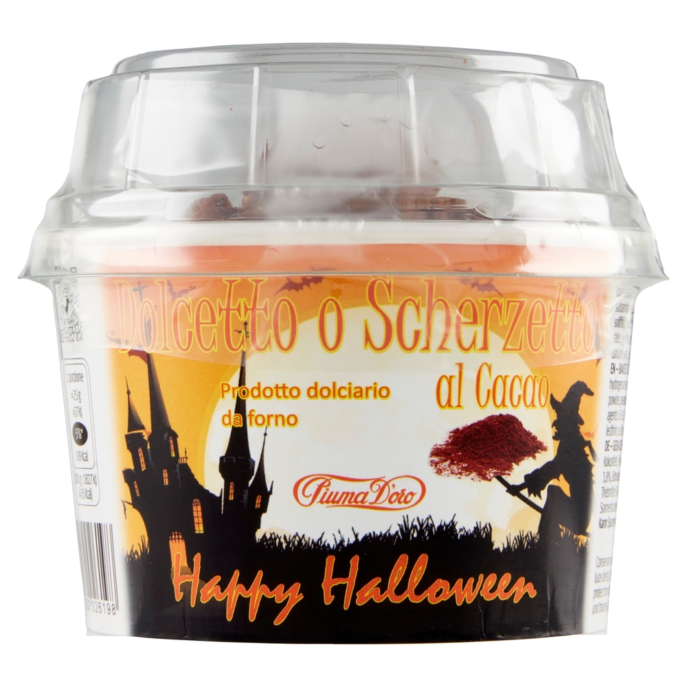 Piuma D'oro Happy Halloween Dolcetto o Scherzetto al Cacao 100 g