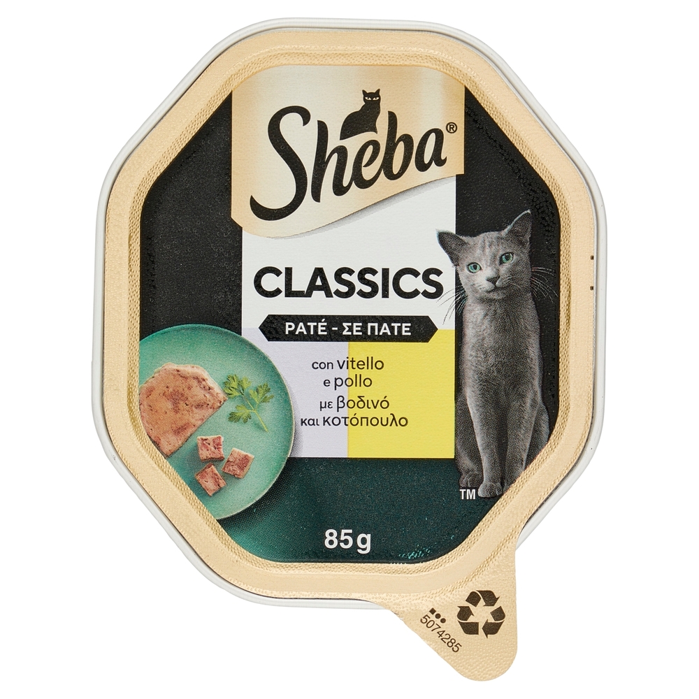 Sheba Classics Patè con vitello 85 g