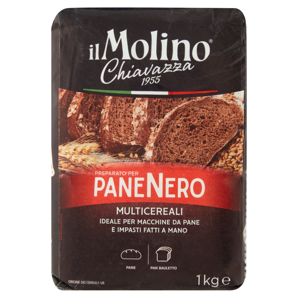 il Molino Chiavazza Preparato per PaneNero Multicereali 1 kg