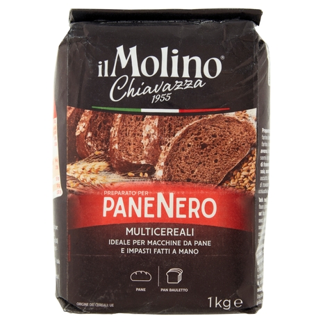 il Molino Chiavazza Preparato per PaneNero Multicereali 1 kg