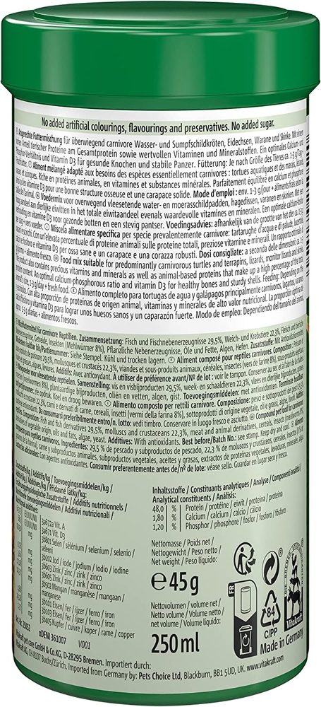 Vitakraft Reptile Nature Menu Carnivor 40 g