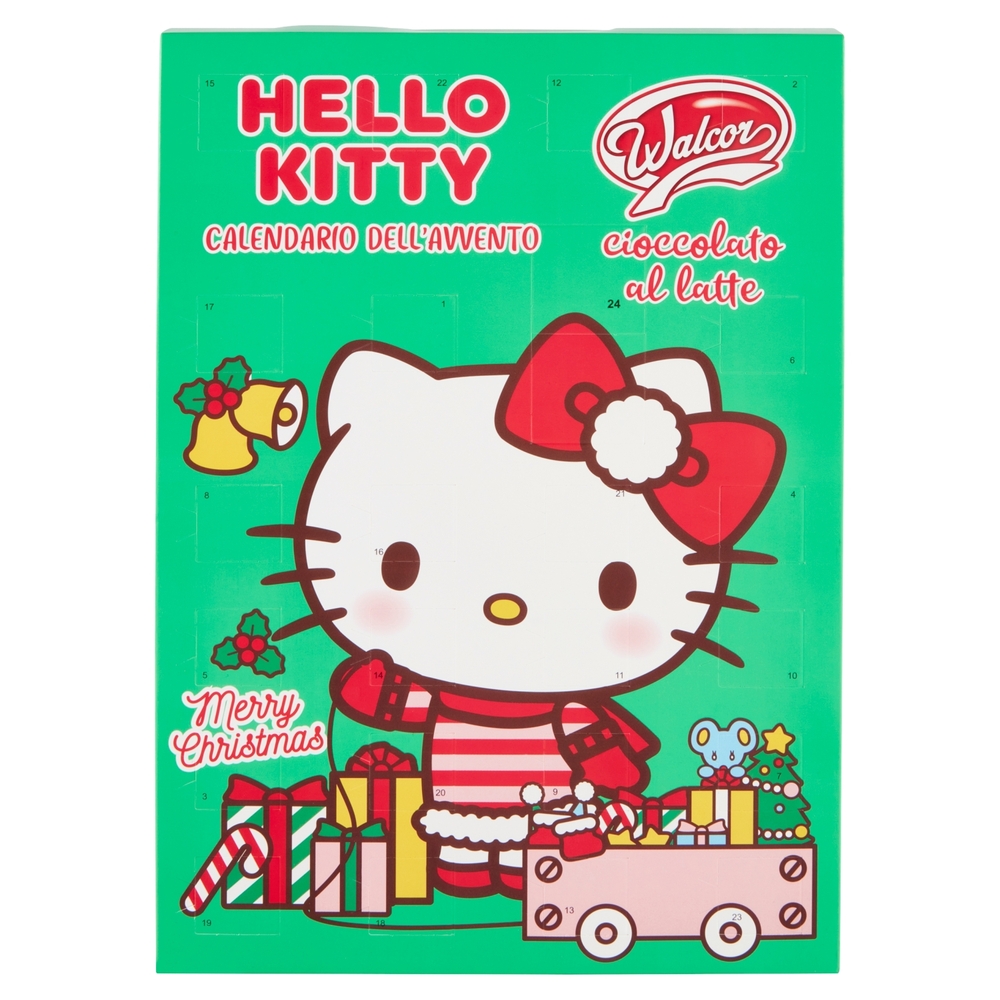 Walcor Calendario dell'Avvento cioccolato al latte Hello Kitty 24 pezzi 125 g
