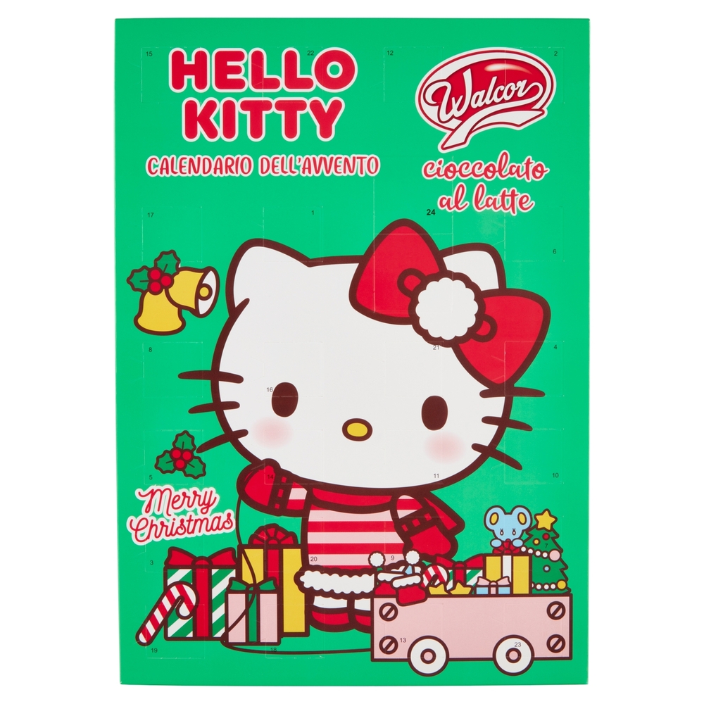 Walcor Calendario dell'Avvento cioccolato al latte Hello Kitty 24 pezzi 125 g