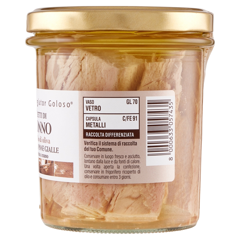 Filetti di Tonno a Pinne Gialle all'Olio di Oliva Il Viaggiator Goloso