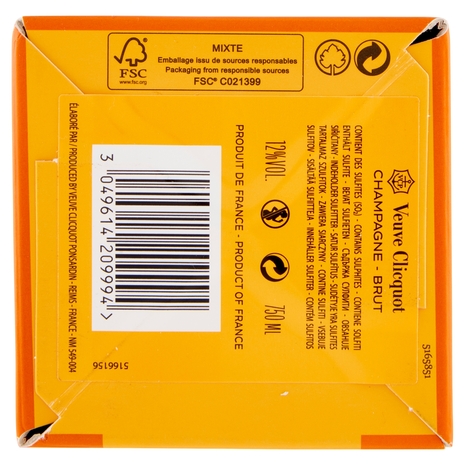 Veuve Clicquot Champagne Brut Radiating Box Astuccio 750ml
